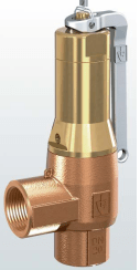 Предохранительный клапан 642-mGFO-EPDM р/р СС499К(красная латунь) Тмакс=+200oC PN16 Руст=0,5-16бар (DN32, 32x32, 642-mGFL-32-f/f-32/32-PTFE/EPDM-8bar)