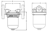 Конденсатоотводчик с перевернутым стаканом IB35S PN40 корпус угл.сталь, крышка нерж.сталь (15 IB35S ф/ф P250GH dP= 17)