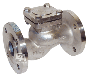 Обратный клапан DN32, PN40 материал: нерж. сталь 1.4408 Тмакс=+300оС ф/ф (1)