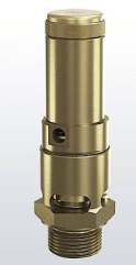 Предохранительный клапан 810-sGK-FKM р/р-W617N (латунь) Тмакс=+225оС PN50 Руст=0,2-50,0bar (DN15, 810-sGK-15-BSP-Tm/-15/-FKM-11bar)