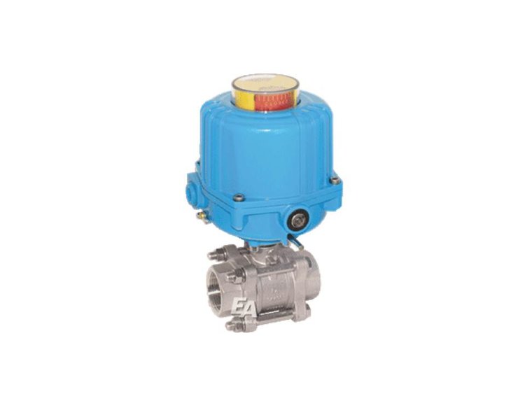 Кран шаровый-ZA, 11/4", с приводом-NE03 нерж. сталь/PTFE-FKM, 230V 50Hz, время. сраб. 12сек